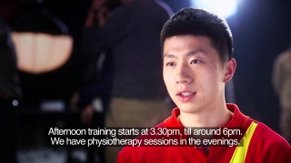Behind the scene, with World No. 1 Table Tennis player Ma Long