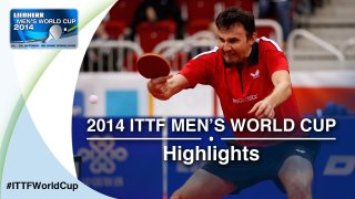 2014 Men's World Cup Highlights: CRISAN (ROU) vs JHA (USA) - (Qual Groups)