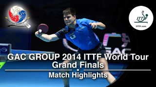 2014 World Tour Grand Finals: Dimitrij Ovtcharov Vs Chuang Chih-Yuan (1/4 Final)