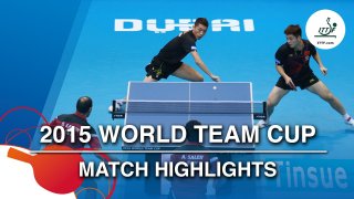 2015 World Team Cup: XU Xin / FAN Zhendong  vs SALEH Ahmed / LASHIN El-Sayed