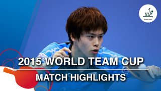 2015 World Team Cup Highlights: MORIZONO Masataka vs ALBLOOSHI Essa ( Groups)