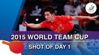 2015 ITTF World Team Cup Shot of Day 1 presented by Stiga