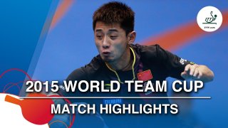 2015 World Team Cup:MA Long / ZHANG Jike vs HABESOHN Daniel / GARDOS Robert