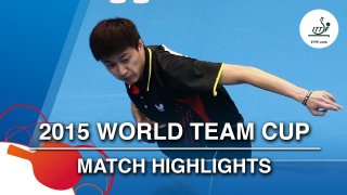 2015 World Team Cup Highlights: JEONG Sangeun vs CHIANG Hung-Chieh (1/4)