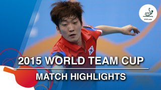 2015 World Team Cup Highlights: KIM Minseok vs CHEN Chien-An (1/4)
