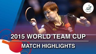 2015 World Team Cup Highlights: ZHU Yuling vs RI Myong Sun (FINAL)
