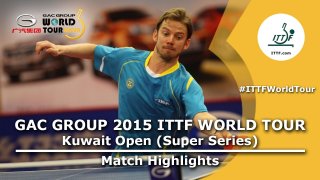 Kuwait Open 2015 Highlights; Par Gerell Vs Tomas Konecny (Pre Round)