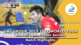 Kuwait Open 2015 Highlights: Ma Long Vs Fan Zhendong (1/2 FINAL)