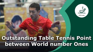 Outstanding Table Tennis Point between the World's numbers one