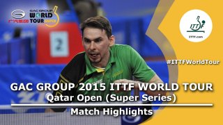 Qatar Open 2015 Highlights: Dimitrij Ovtcharov Vs Kirill Skachkov (Round Of 32)