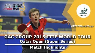 Qatar Open 2015 Highlights: Liam Pitchford Vs Cedric Nuytinck (Pre Round)