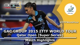 Qatar Open 2015 Highlights: LIU Yu-Hsin vs SZOCS Bernadette (Pre. Rounds)