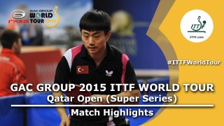 Qatar Open 2015 Highlights: LI Ahmet ^ vs TAN Ruiwu (Pre. Rounds)
