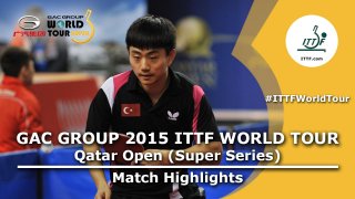 Qatar Open 2015 Highlights: LI Ahmet ^ vs TAN Ruiwu (Pre. Rounds)