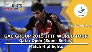 Qatar Open 2015 Highlights: Wang Yang Vs Adam Szudi (U21 Round Of 16)