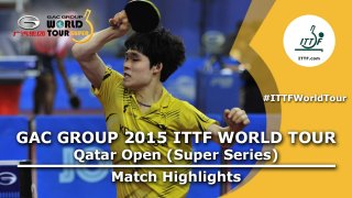 Qatar Open 2015 Highlights: JANG Woojin vs CHUANG Chih-Yuan (Round Of 32)