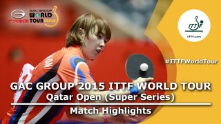 Qatar Open 2015 Highlights: LIN Ye vs SEO Hyowon (Round Of 32)
