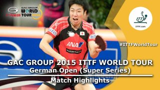 German Open 2015 Highlights: MIZUTANI Jun vs MENGEL Steffen (1/32)