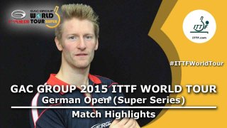 German Open 2015 Highlights: FILUS Ruwen vs MURAMATSU Yuto (1/16)
