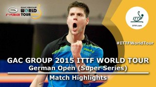 German Open 2015 Highlights: FILUS Ruwen vs OVTCHAROV Dimitrij (1/4)