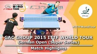 German Open 2015 Highlights: MA Long vs BOLL Timo (1/4)