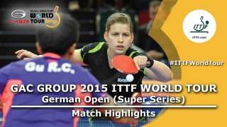 German Open 2015 Highlights: SOLJA Petrissa vs GU Ruochen (1/2)