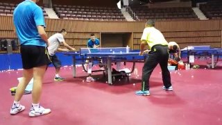Liu Guoliang and Ma Long at the 2014 World Team Table Tennis Championships!