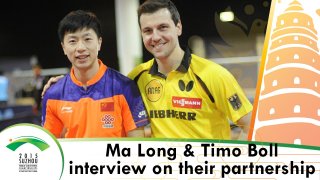 Ma Long & Timo Boll Interview on their #ITTFWorlds2015 Partnership