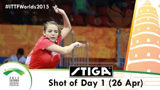 2015 World Championships Shot of Day 1 Presented by Stiga