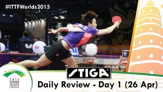 2015 World Table Tennis Championships Day 1 Daily Review Presented by Stiga