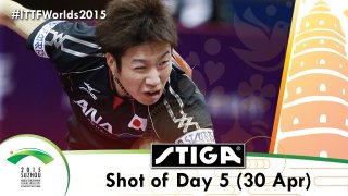 2015 World Championships Shot of Day 5 Presented by Stiga