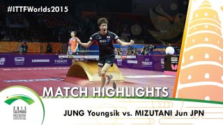 WTTC 2015 Highlights: JUNG Youngsik vs MIZUTANI Jun (R 32)