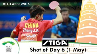 2015 World Championships Shot of Day 6 Presented by Stiga