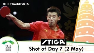 Qoros 2015 World Championships Shot of the Day 7 presented by Stiga