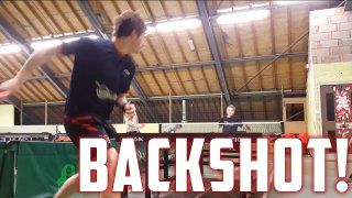 The behind the back shot!