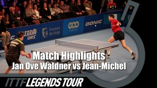 Jan Ove Waldner vs Jean Michel Saive