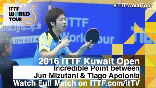 Incredible point between Jun Mizutani and Tiago Apolonia!