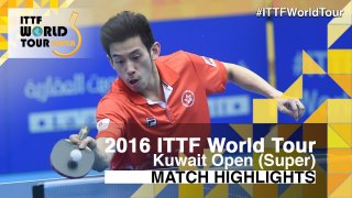 Dimitrij Ovtcharov vs Wong Chun Ting (Round 16)