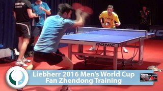 Fan Zhendong Training - World Cup 2016!