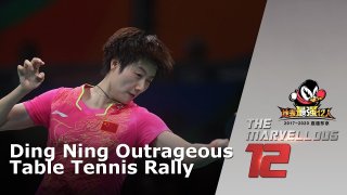 Insane rally between Ding Ning and Chen Meng!