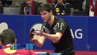 Timo Boll vs Dimitrij Ovtcharov - Final - Düsseldorf vs Orenburg (Leg 1)