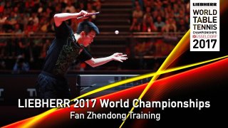 Fan Zhendong Training - WTTC 2017