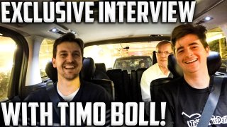 T2 Ambush #1 | Timo Boll Exclusive Car interview With TableTennisDaily!