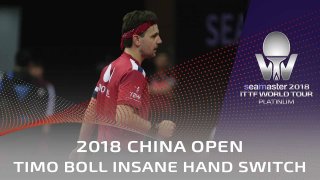 Insane Timo Boll Hand Switch