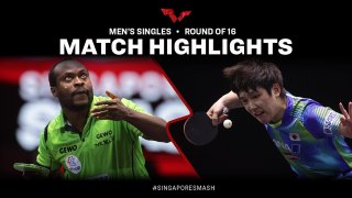 Quadri Aruna vs Tomokazu Harimoto | Round 16 |  Singapore Smash 2023