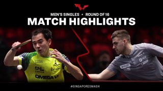Hugo Calderano vs Darko Jorgic | Round 16 | Singapore Smash 2023