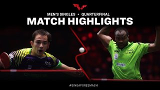 Hugo Calderano vs Quadri Aruna | QF | Singapore Smash 2023