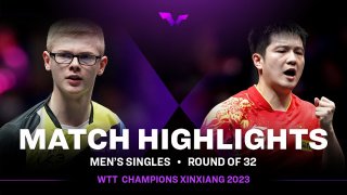 Fan Zhendong vs Felix Lebrun | Round 32 | WTT Champions Xinxiang 2023