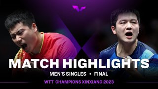 Liang Jingkun vs Fan Zhendong | MS Final | WTT Champions Xinxiang 2023