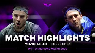 Liam Pitchford vs Simon Gauzy | MS R32 | WTT Champions Macao 2023